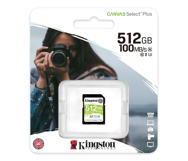 KINGSTON SD Canvas Select Plus 512GB, 100/85 MB/s - 529855 - zdjęcie 3